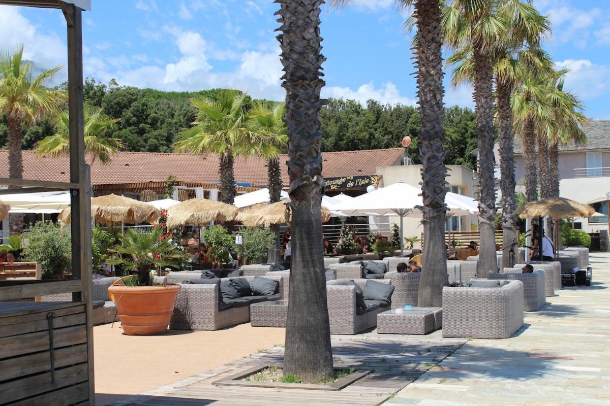 Bord de mer, pieds dans l'eau, vue panoramique Villa San-Nicolao Eksteriør billede