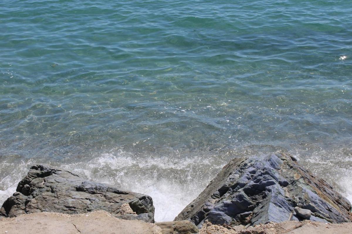 Bord de mer, pieds dans l'eau, vue panoramique Villa San-Nicolao Eksteriør billede