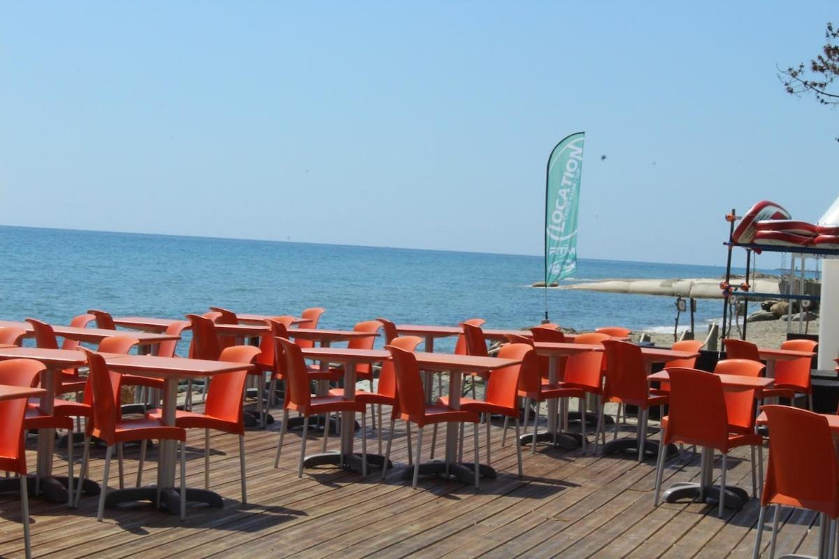 Bord de mer, pieds dans l'eau, vue panoramique Villa San-Nicolao Eksteriør billede