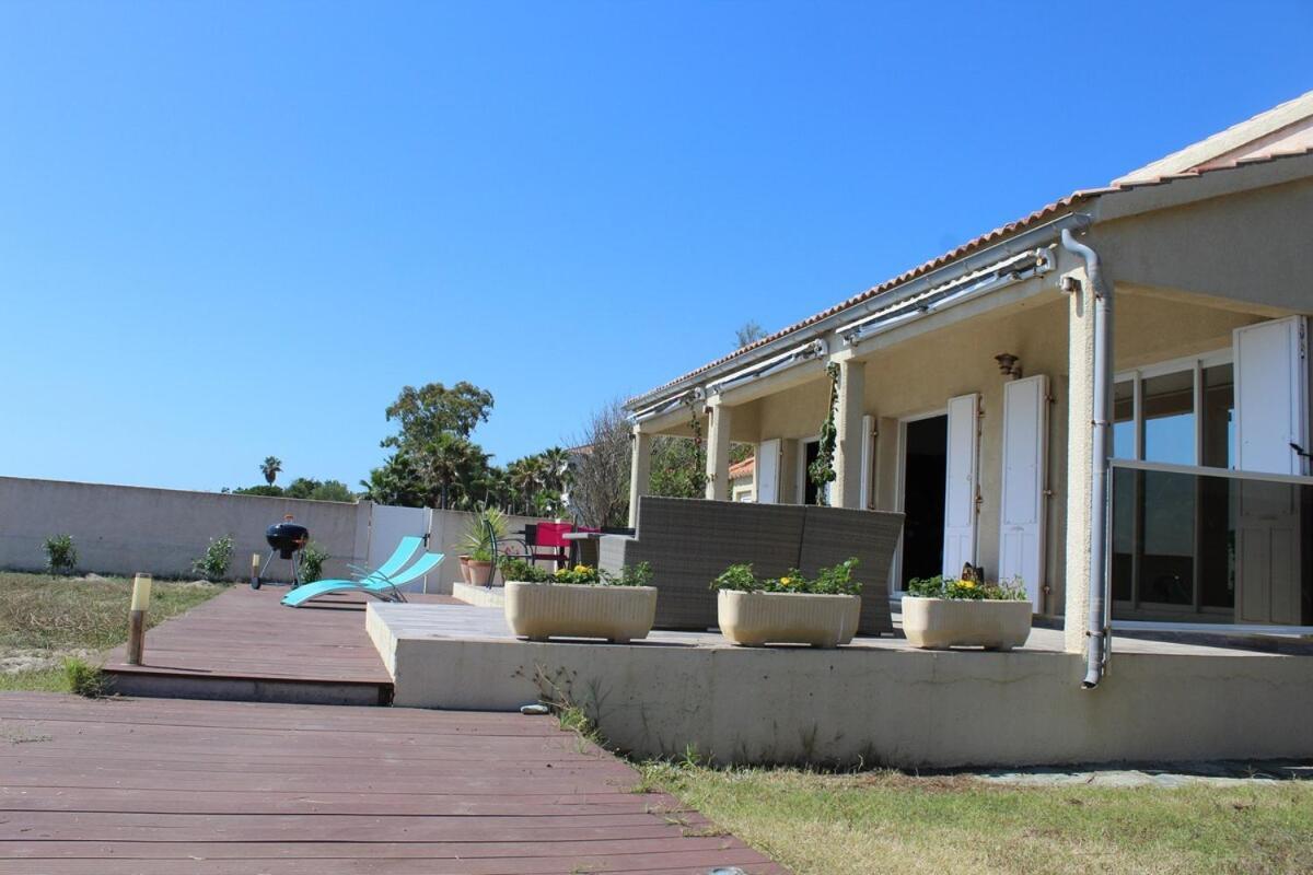 Bord de mer, pieds dans l'eau, vue panoramique Villa San-Nicolao Eksteriør billede