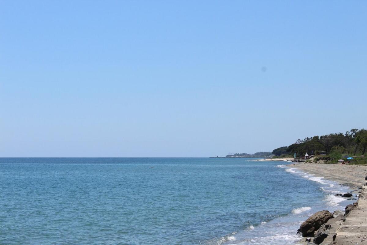 Bord de mer, pieds dans l'eau, vue panoramique Villa San-Nicolao Eksteriør billede