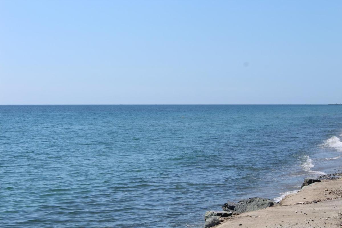 Bord de mer, pieds dans l'eau, vue panoramique Villa San-Nicolao Eksteriør billede