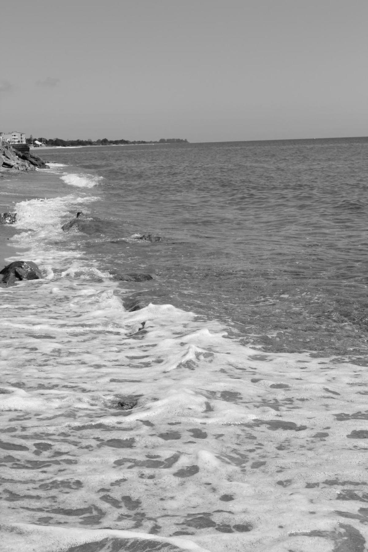 Bord de mer, pieds dans l'eau, vue panoramique Villa San-Nicolao Eksteriør billede